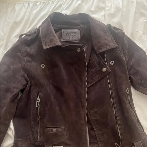 BLANK NYC SUEDE jacket size small purple - Picture 2 of 4